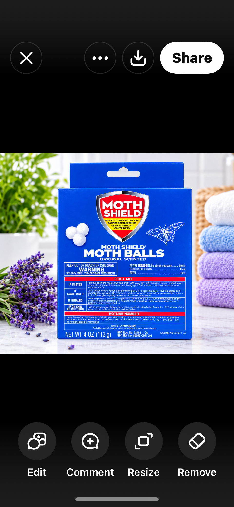 Moth balls